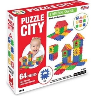 Dede Puzzle City 64 Parça